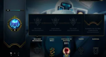 Venda de conta LOL lv196 - 164 skins