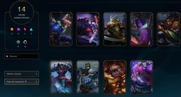 Venda de conta LOL lv196 - 164 skins