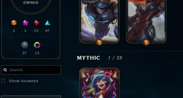 Conta Diamante 4 Main adc,várias skins lendárias e épicas