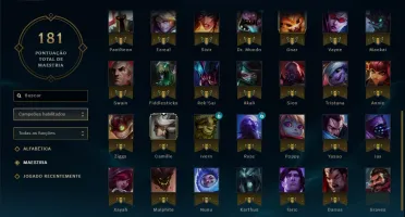 Conta Lol. Tudo negociável
