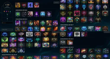 Conta de lol de 2014 ( Está na MD10) (Última season plat3)