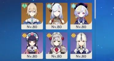 Conta Genshin Impact AR 60 NA 21 personagens e 11 armas 5★
