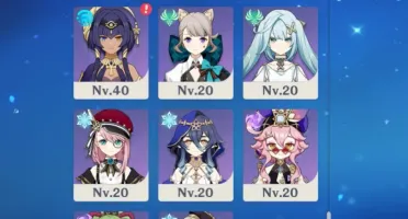 Conta Genshin Impact AR 60 NA 21 personagens e 11 armas 5★