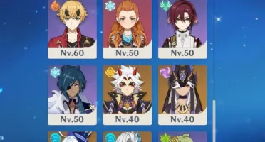 Conta Genshin Impact AR 60 NA 21 personagens e 11 armas 5★