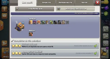 Clash Of clans CV 10 quase full