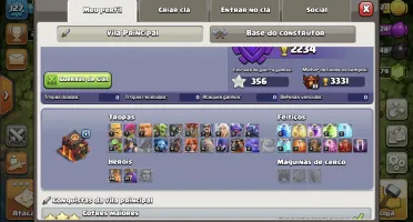 Clash Of clans CV 10 quase full