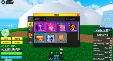Conta Blox Fruits Lvl 2800 Max