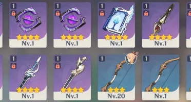 AR10- Alhaitham, nahida, raiden, yoimiya e jean