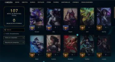 Esmeralda 4 com 60 Champs e 22 Skins
