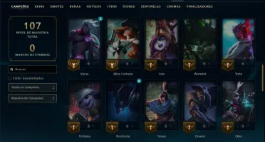 Esmeralda 4 com 60 Champs e 22 Skins