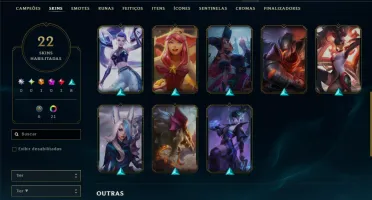Esmeralda 4 com 60 Champs e 22 Skins
