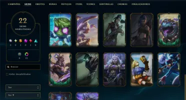 Esmeralda 4 com 60 Champs e 22 Skins