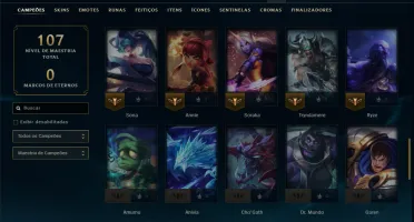 Esmeralda 4 com 60 Champs e 22 Skins