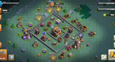 Clash Of Clans CV9 SEMIFULL+Base do construtor 5 FULL
