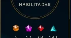 Conta Platina 1, Full Skins