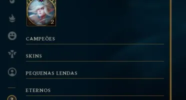 CONTA LEAGUE OF LEGENDS / MAIN SUP / PLATINA