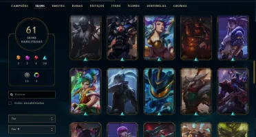 Conta de LoL ( PRECINHO PRA HOJE)