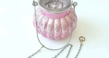 Porta Vela de Pendurar - lilás