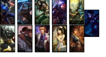 Conta Ouro 5 - 60 campeões e 11 Skins