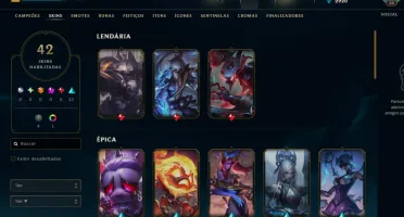 CONTA LEAGUE OF LEGENDS MELHOR PREÇO NA DFG