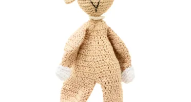 Naninha Ovelha Amigurumi Artesanal Bebê Objeto Apego Sono