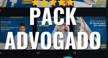 💼Pack de Apresentação Profissional Advogados – 21 Slides