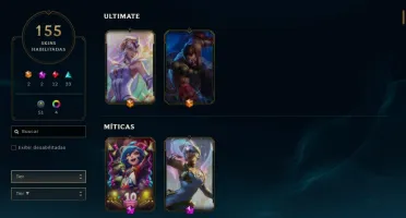 Conta S3 Full Champ Vitoriosa Desda Morgana 155 Skins