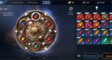 CONTA SA13 MIR4 MAGO LVL 70 83K PET VERMELHOS