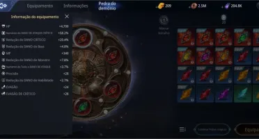 CONTA SA13 MIR4 MAGO LVL 70 83K PET VERMELHOS