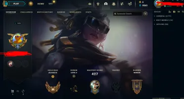 Conta Lol 213 Skins Ouro 2