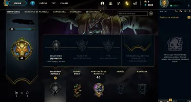 Conta de LoL Ouro 1 Season 9