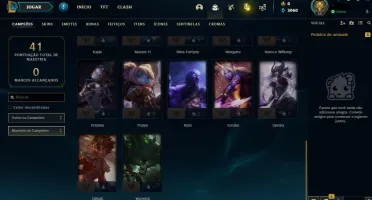Conta de LoL Ouro 1 Season 9