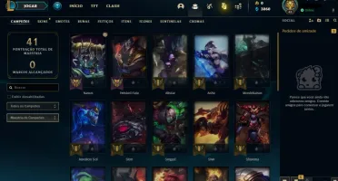 Conta de LoL Ouro 1 Season 9