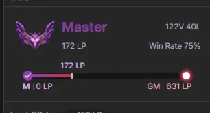 Conta mestre 300 pdl - 75% win rate - Bom mmr 25 pdl / win