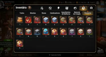 Conta epic seven - Promoção de ano novo
