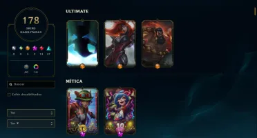Conta Lol 100% Segura Full Acesso| Skins 178 | Nvl 586 