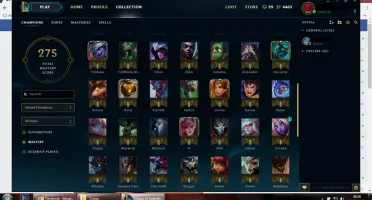 CONTA DIAMANTE 4 LOL
