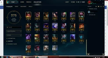 CONTA DIAMANTE 4 LOL