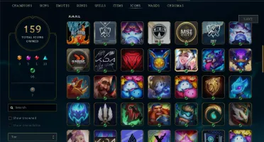 Conta Main Adc, Muita Maestria, Skins E Icones