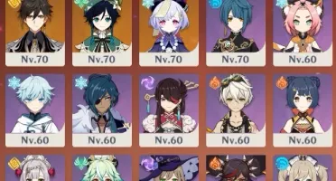 CONTA GENSHIN IMPACT ALBEDO,DILUC,VENTI,QIQI,ZHONGLI,MONA