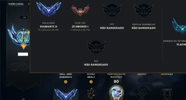Diamante 2 com 70 Champs e 13 Skins
