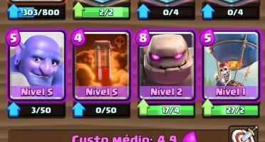 Conta Clash Royale Arena 11, Lendárias Nvl 2