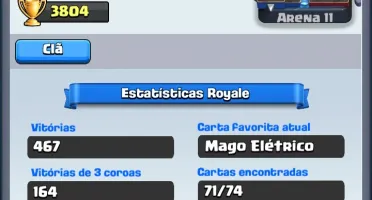 Conta Clash Royale Arena 11, Lendárias Nvl 2
