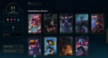 Conta Rara de 2010 skins raras plat 1