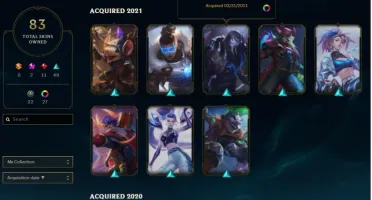 CONTA LEAGUE OF LEGENDS PLATINA