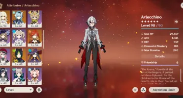 Genshin impact account, well built, AR 56, Read Description!