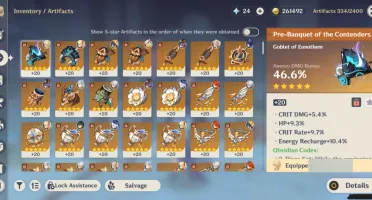 Genshin impact account, well built, AR 56, Read Description!