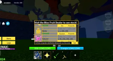 Conta Blox Fruits Custo Benefício