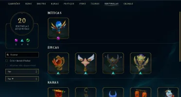 CONTA LEAGUE OF LEGENDS LVL 82 com 48 skins 129 champs