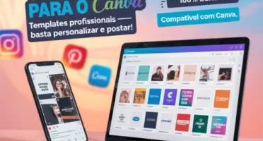 Kit Perfil Profissional Mais de 700 Posts Canva